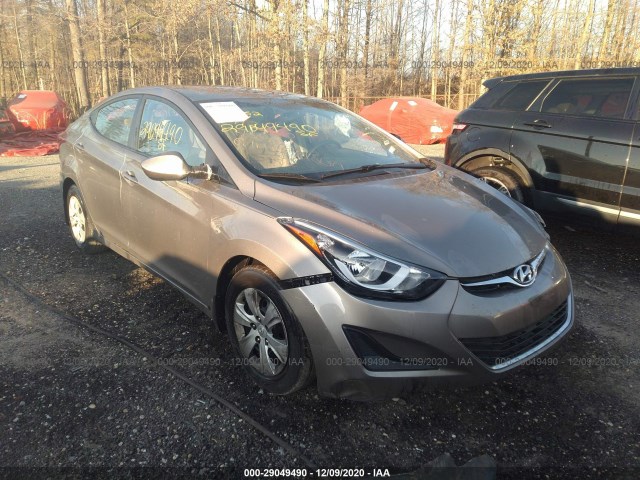 HYUNDAI ELANTRA 2016 5npdh4ae7gh767188