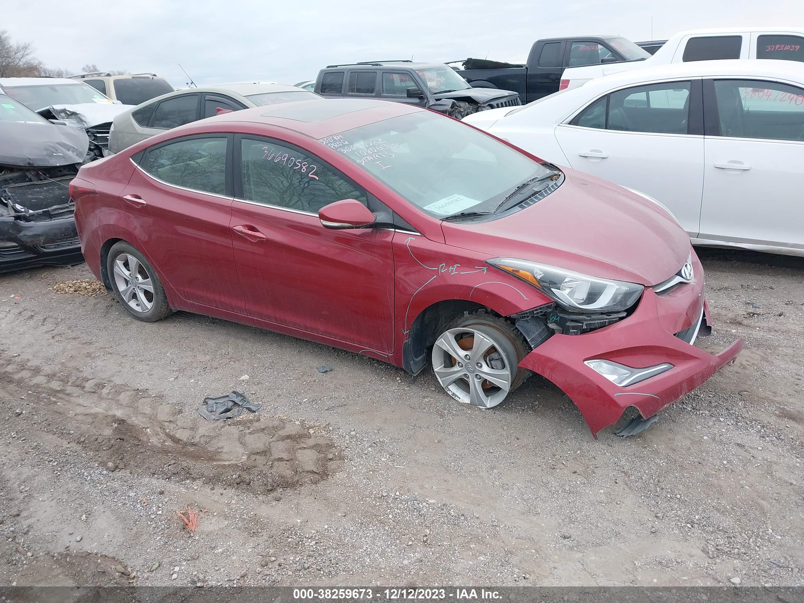 HYUNDAI ELANTRA 2016 5npdh4ae7gh776733