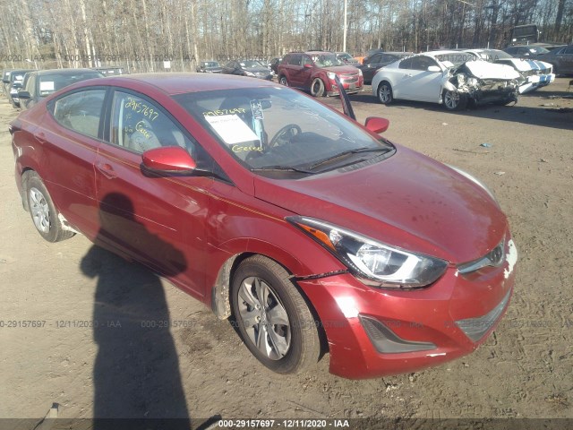 HYUNDAI ELANTRA 2016 5npdh4ae7gh782208