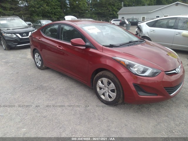 HYUNDAI ELANTRA 2016 5npdh4ae7gh786498