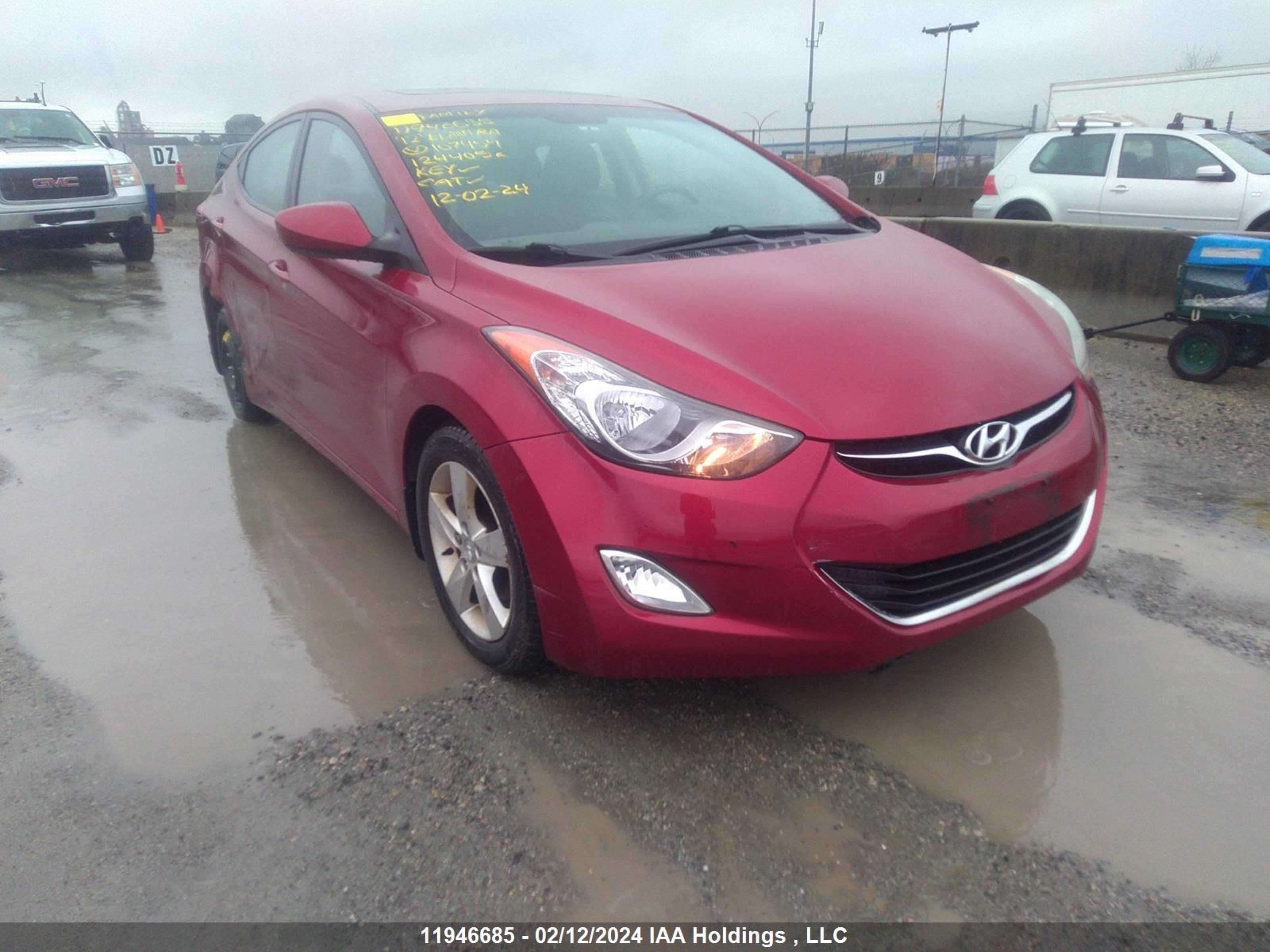 HYUNDAI ELANTRA 2012 5npdh4ae8ch107459