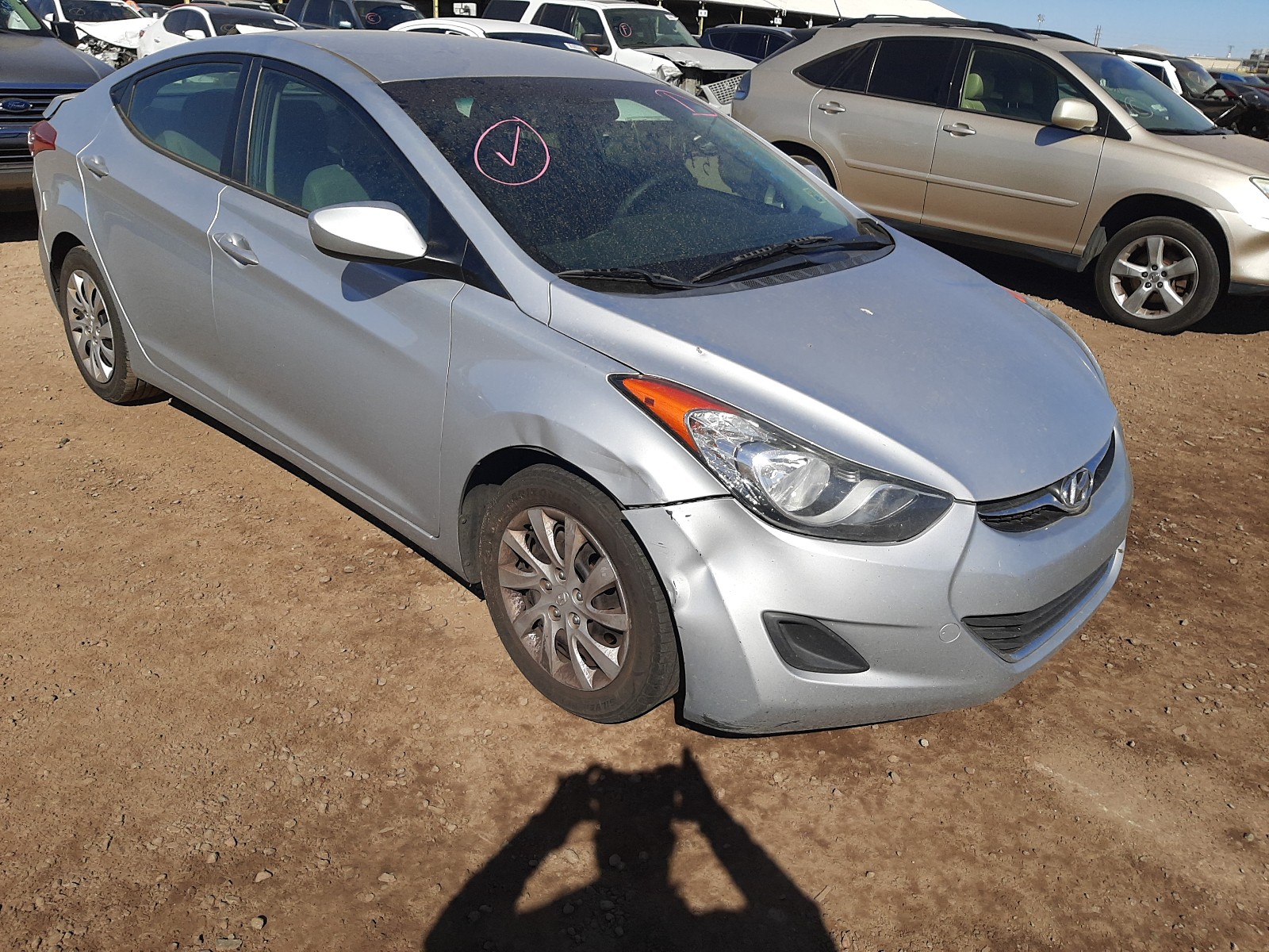 HYUNDAI ELANTRA GL 2012 5npdh4ae8ch148349