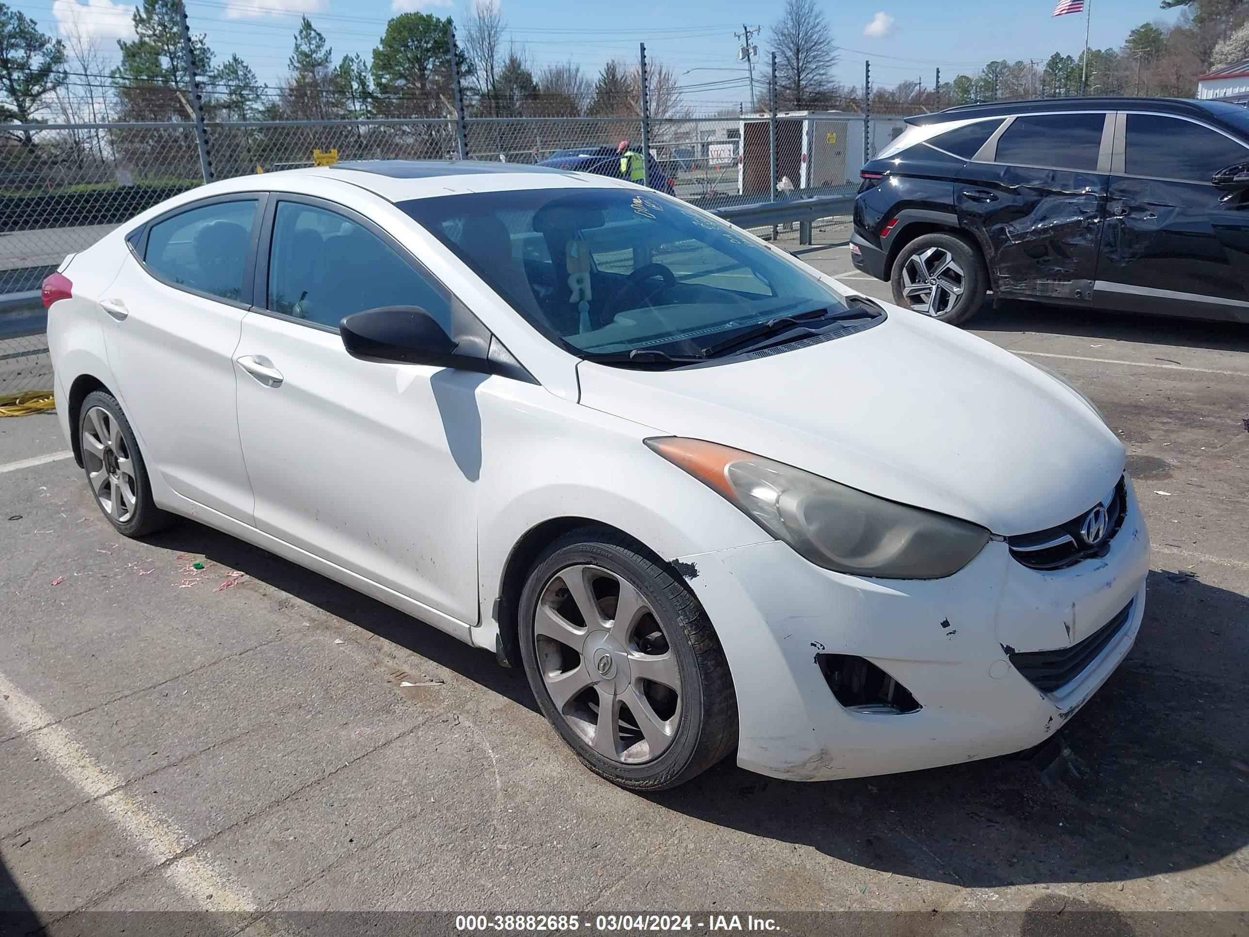 HYUNDAI ELANTRA 2013 5npdh4ae8dh321756