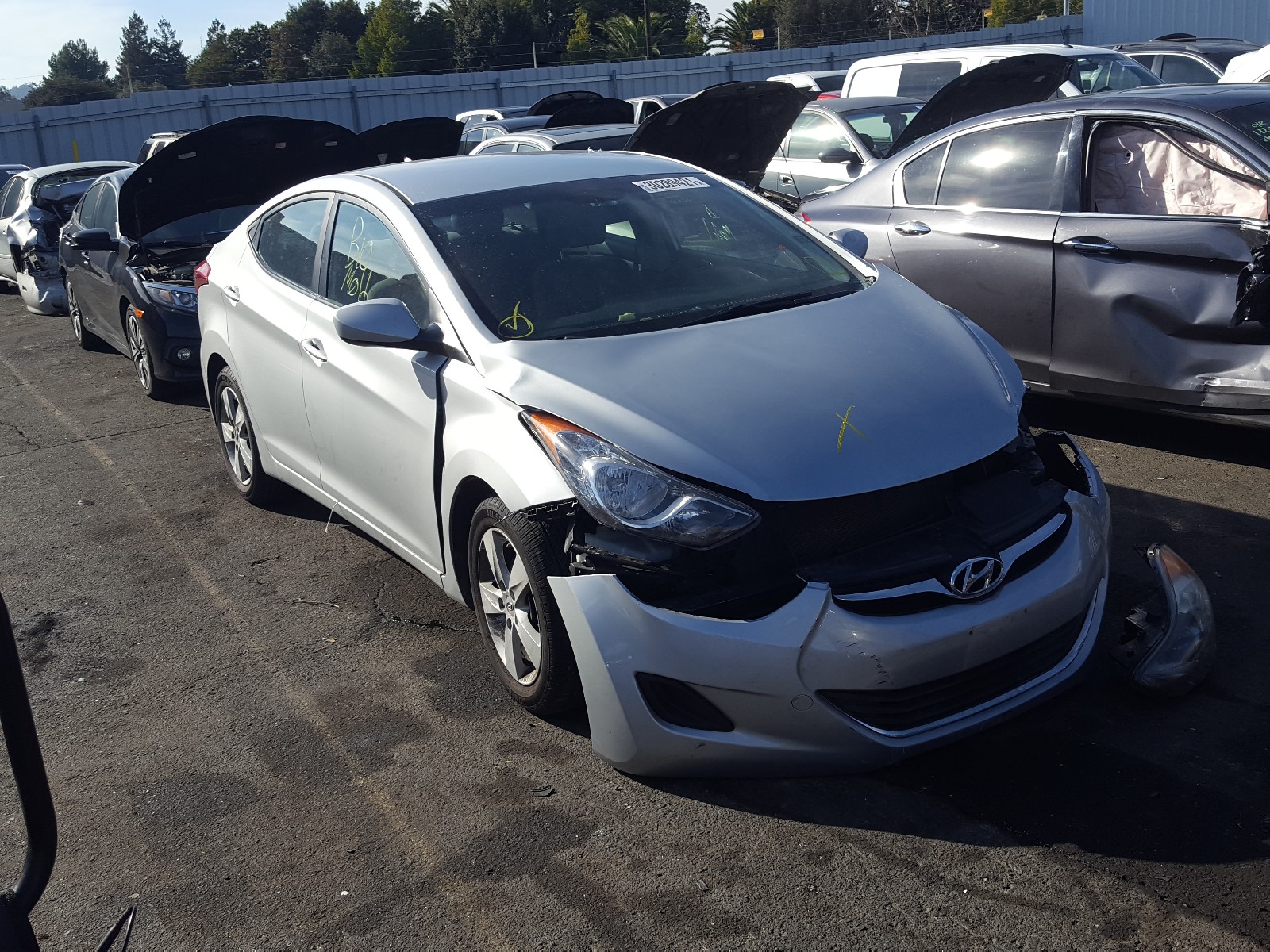 HYUNDAI ELANTRA GL 2013 5npdh4ae8dh344177