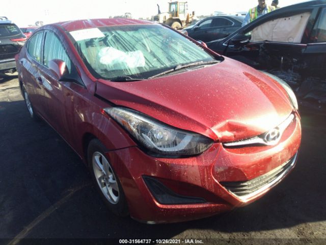 HYUNDAI ELANTRA 2014 5npdh4ae8eh460805