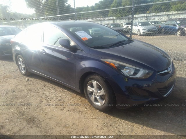 HYUNDAI ELANTRA 2014 5npdh4ae8eh475417