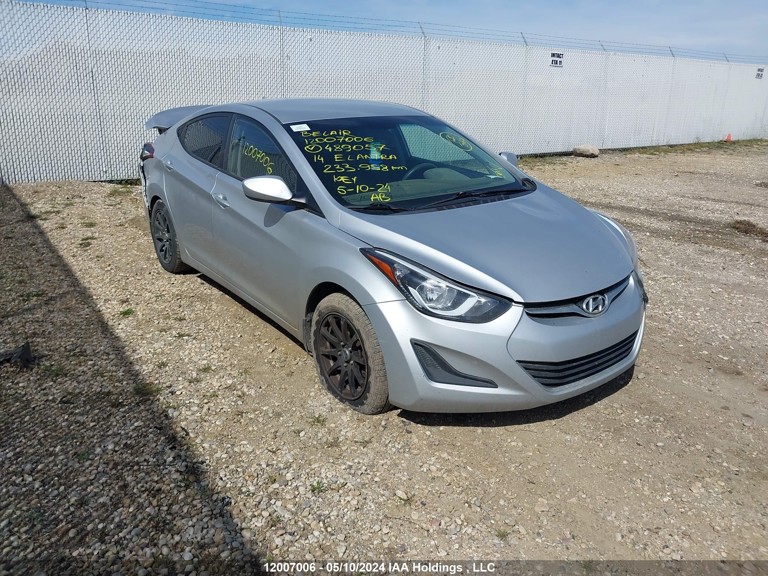 HYUNDAI ELANTRA 2014 5npdh4ae8eh489057