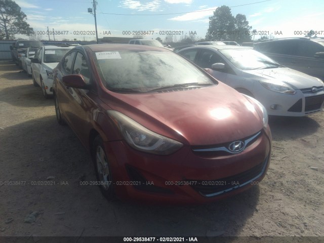 HYUNDAI ELANTRA 2014 5npdh4ae8eh495103