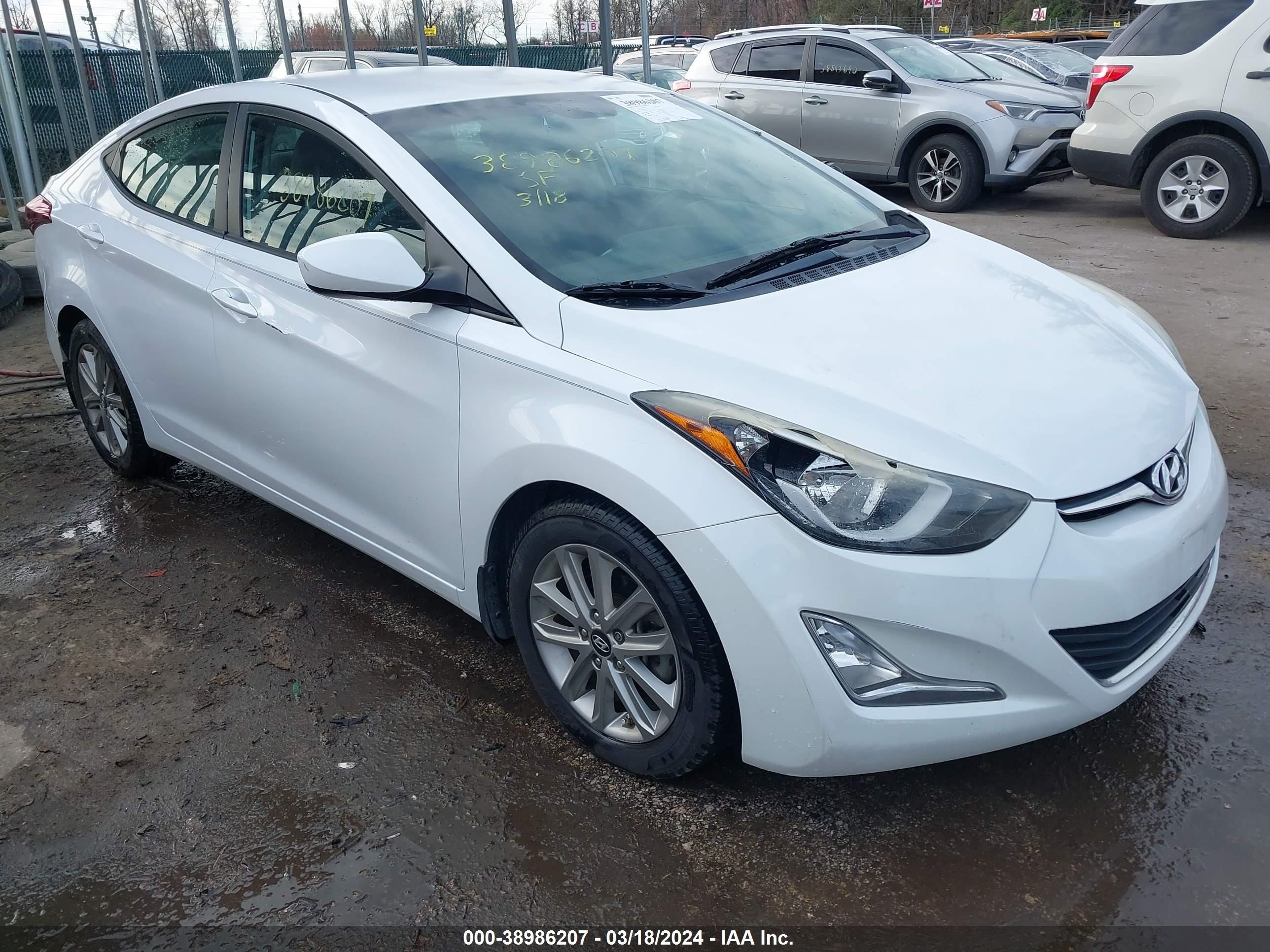 HYUNDAI ELANTRA 2016 5npdh4ae8gh654785