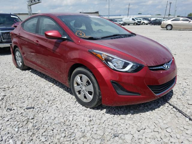 HYUNDAI ELANTRA SE 2016 5npdh4ae8gh667102