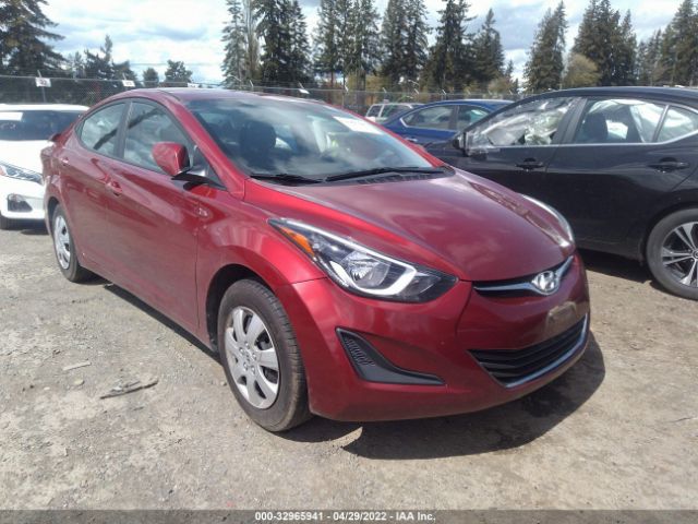 HYUNDAI ELANTRA 2016 5npdh4ae8gh698852