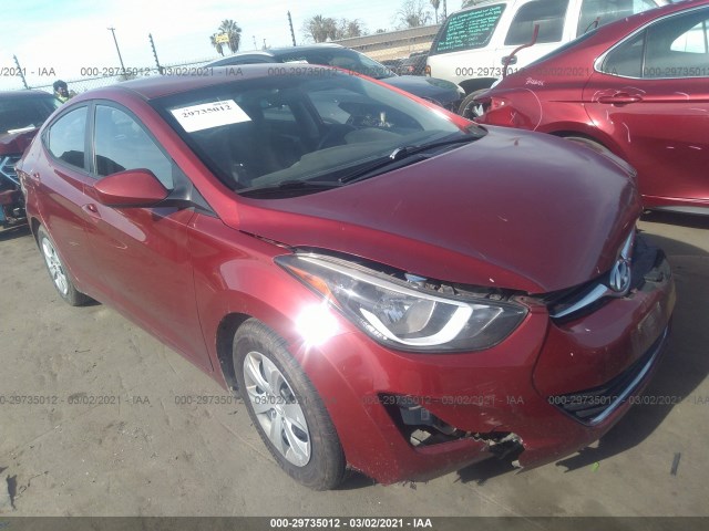 HYUNDAI ELANTRA 2016 5npdh4ae8gh709865