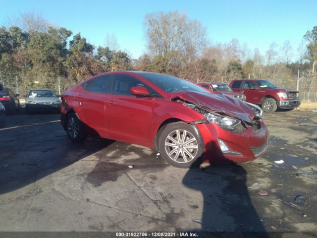 HYUNDAI ELANTRA 2016 5npdh4ae8gh718310