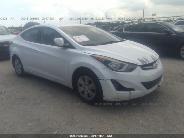 HYUNDAI ELANTRA 2016 5npdh4ae8gh721207