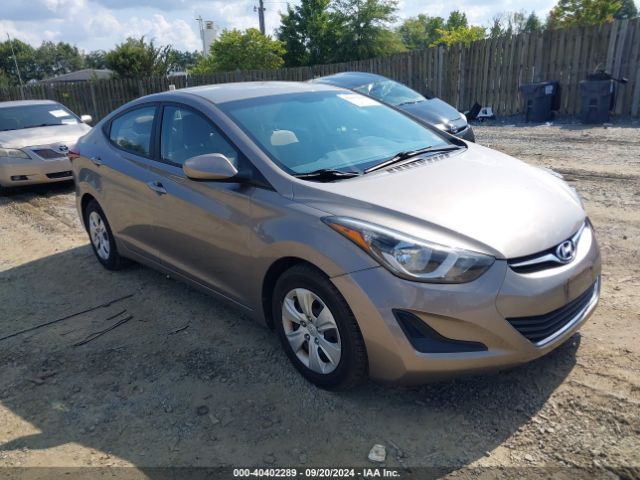 HYUNDAI ELANTRA 2016 5npdh4ae8gh746432