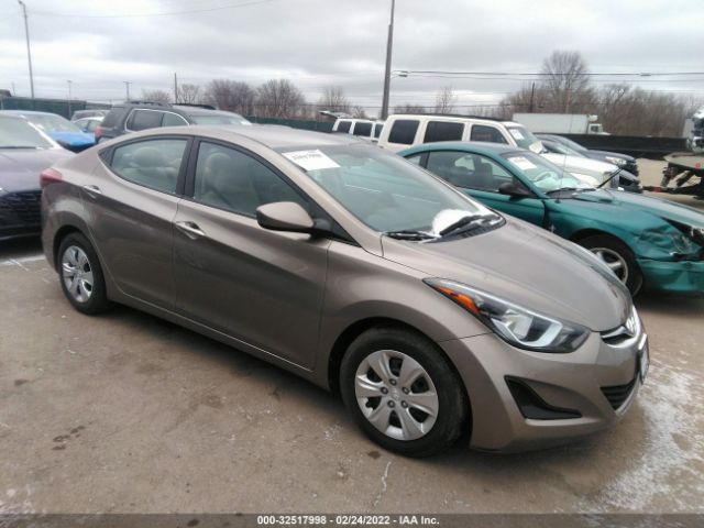 HYUNDAI ELANTRA 2016 5npdh4ae8gh753090