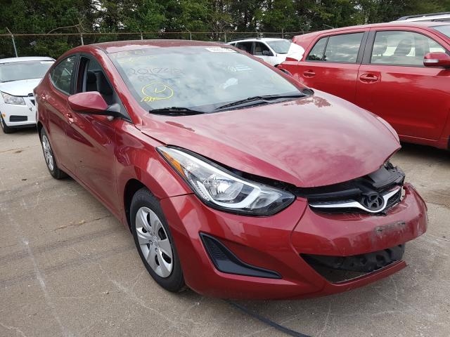 HYUNDAI ELANTRA SE 2016 5npdh4ae8gh765577