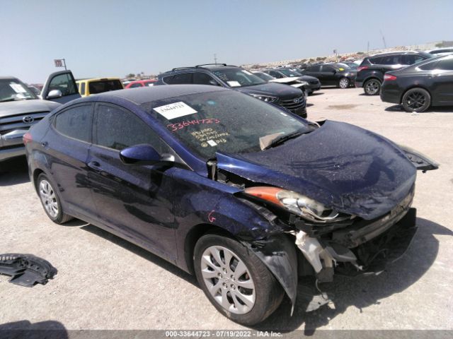 HYUNDAI ELANTRA 2012 5npdh4ae9ch085116