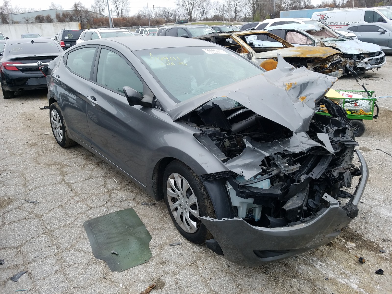 HYUNDAI ELANTRA GL 2012 5npdh4ae9ch137862