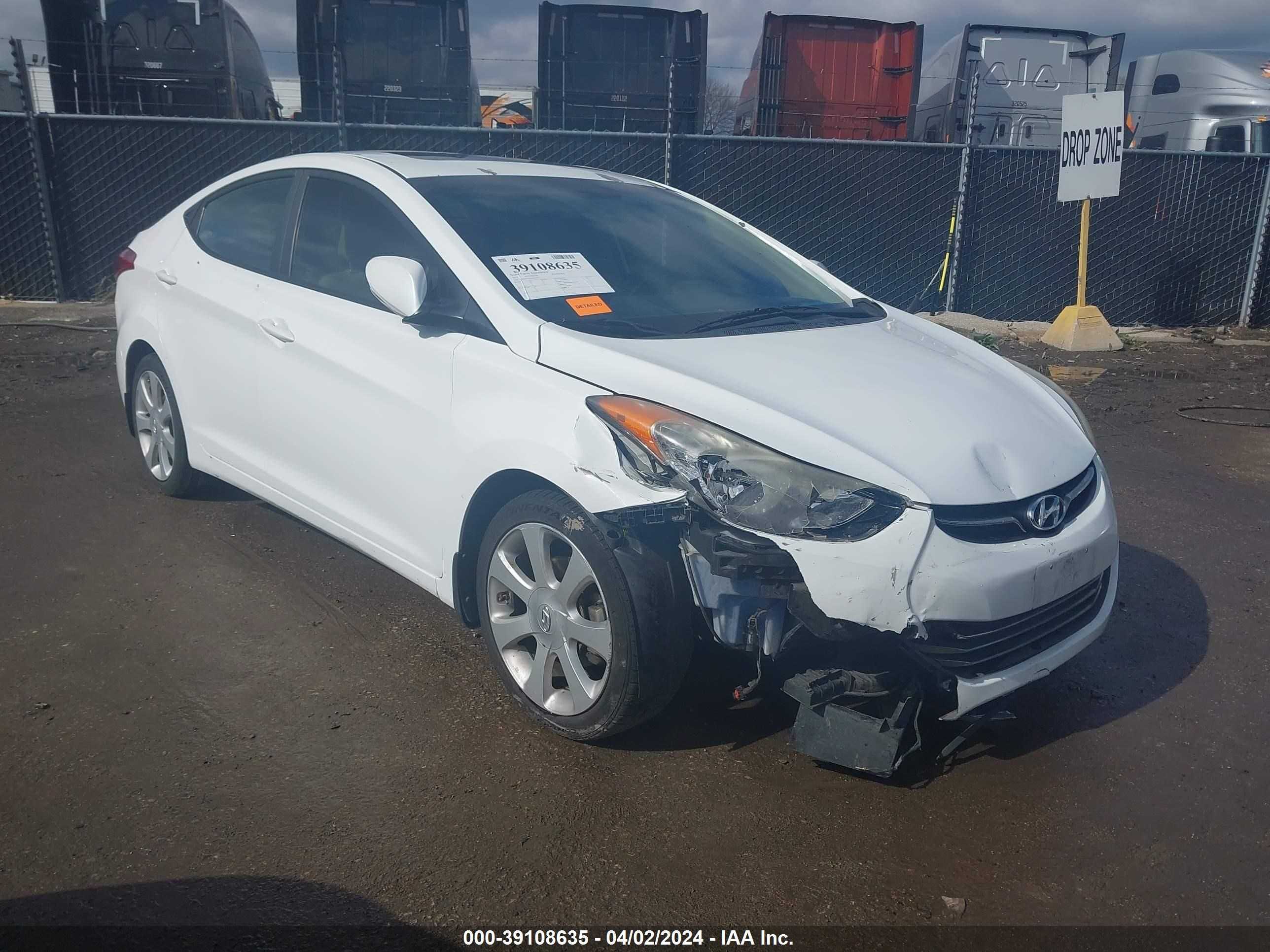 HYUNDAI ELANTRA 2013 5npdh4ae9dh267075