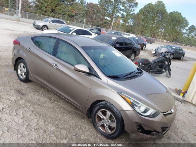 HYUNDAI ELANTRA 2014 5npdh4ae9eh545586