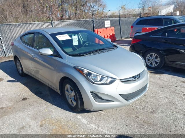 HYUNDAI ELANTRA 2015 5npdh4ae9fh567797