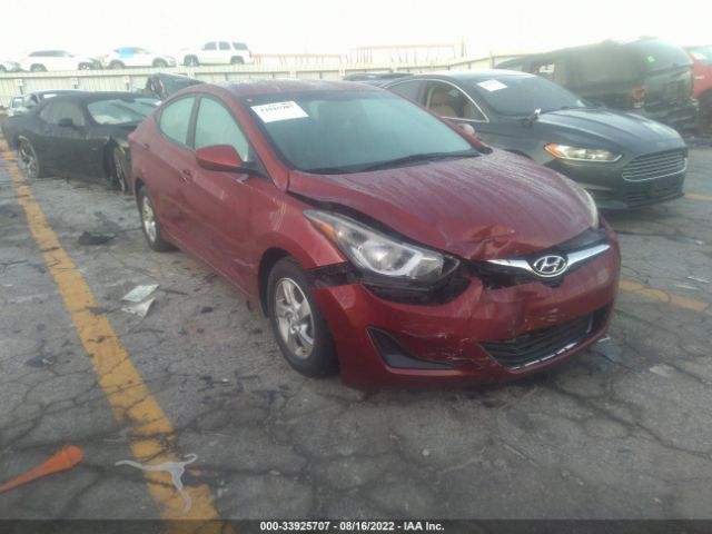 HYUNDAI ELANTRA 2015 5npdh4ae9fh645544