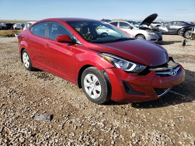 HYUNDAI ELANTRA SE 2016 5npdh4ae9gh667500