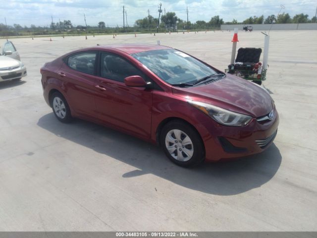 HYUNDAI ELANTRA 2016 5npdh4ae9gh691117