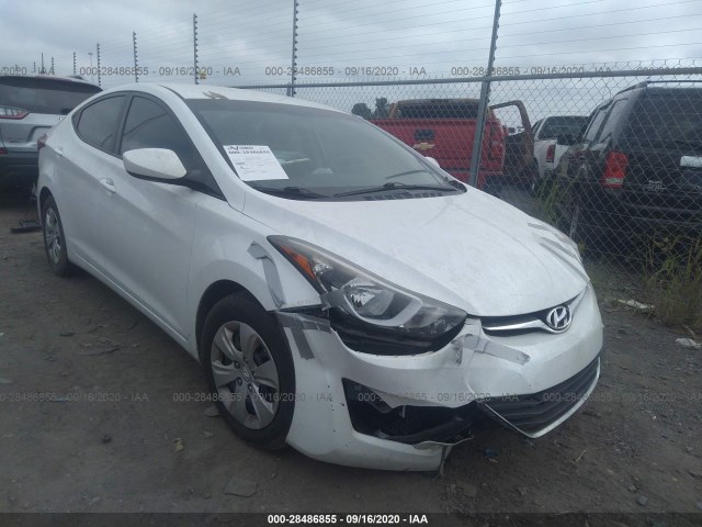 HYUNDAI ELANTRA 2016 5npdh4ae9gh704058