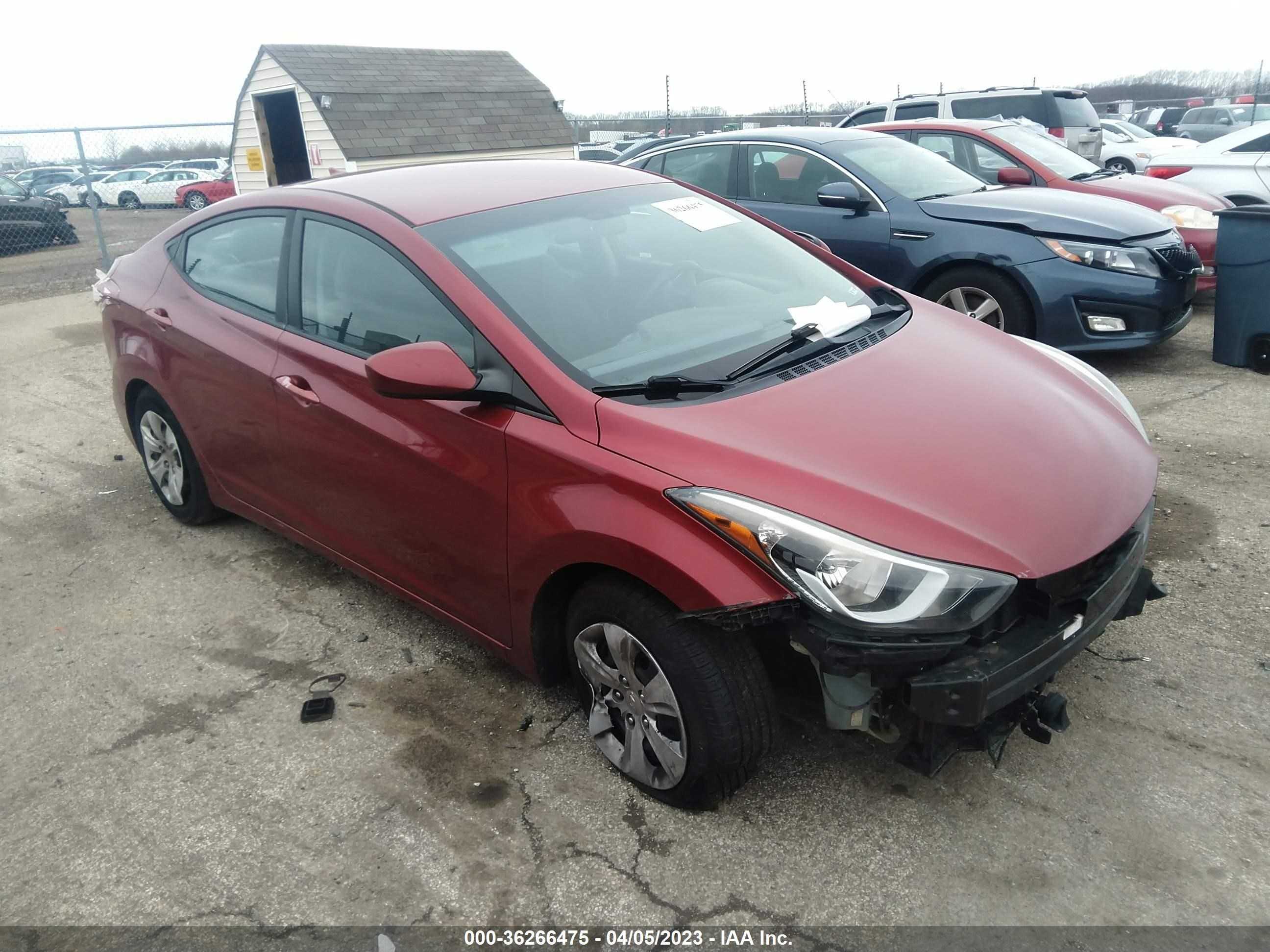 HYUNDAI ELANTRA 2016 5npdh4ae9gh730790