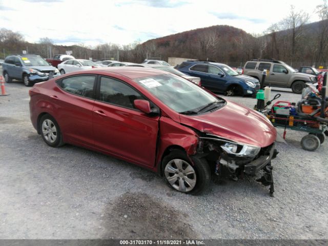 HYUNDAI ELANTRA 2016 5npdh4ae9gh733107