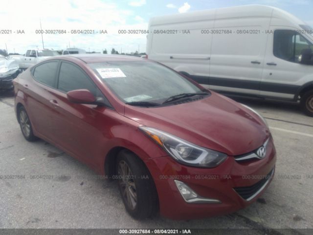 HYUNDAI ELANTRA 2016 5npdh4ae9gh741255