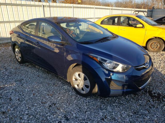 HYUNDAI ELANTRA SE 2016 5npdh4ae9gh750988