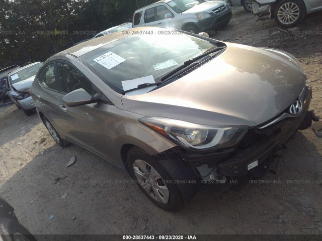 HYUNDAI ELANTRA 2016 5npdh4ae9gh751428