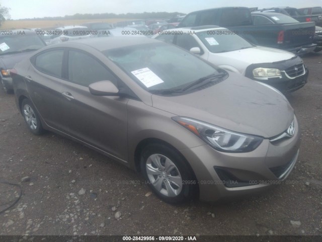 HYUNDAI ELANTRA 2016 5npdh4ae9gh753826