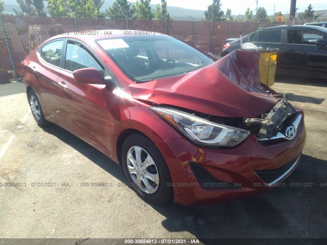 HYUNDAI ELANTRA 2016 5npdh4ae9gh756550