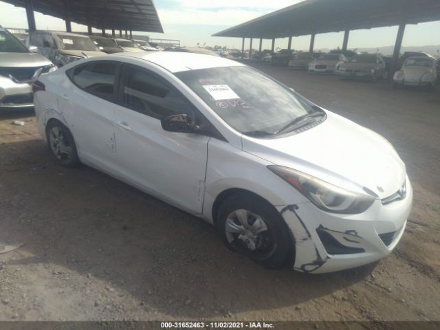 HYUNDAI ELANTRA 2016 5npdh4ae9gh760694