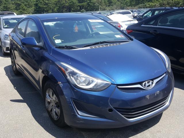 HYUNDAI ELANTRA SE 2016 5npdh4ae9gh784378