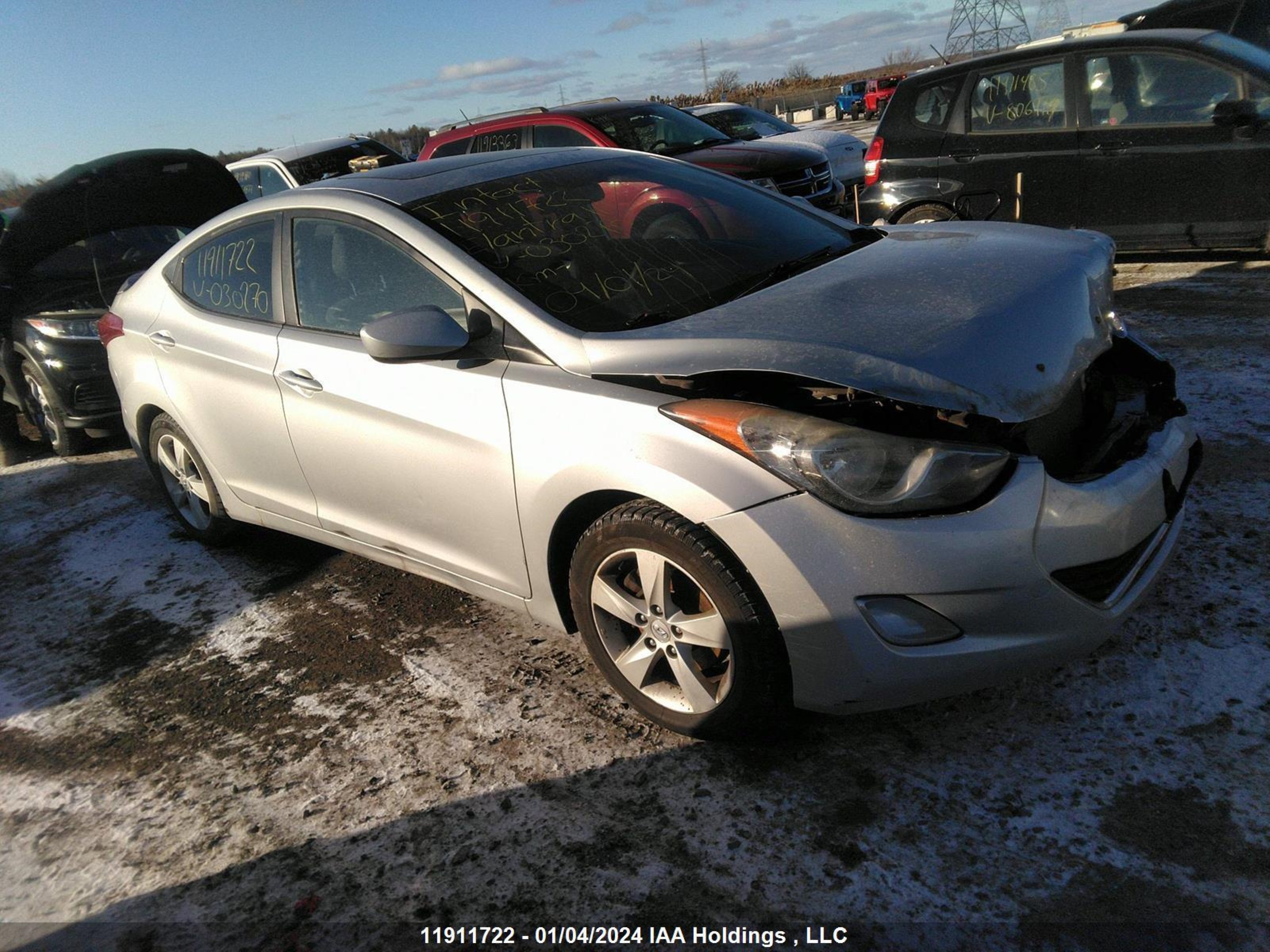 HYUNDAI ELANTRA 2011 5npdh4aexbh030270