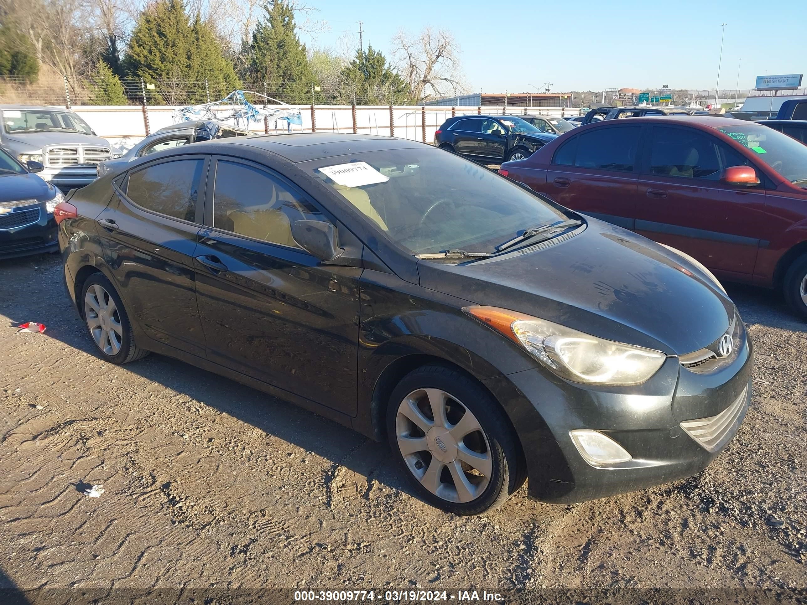 HYUNDAI ELANTRA 2012 5npdh4aexch093970