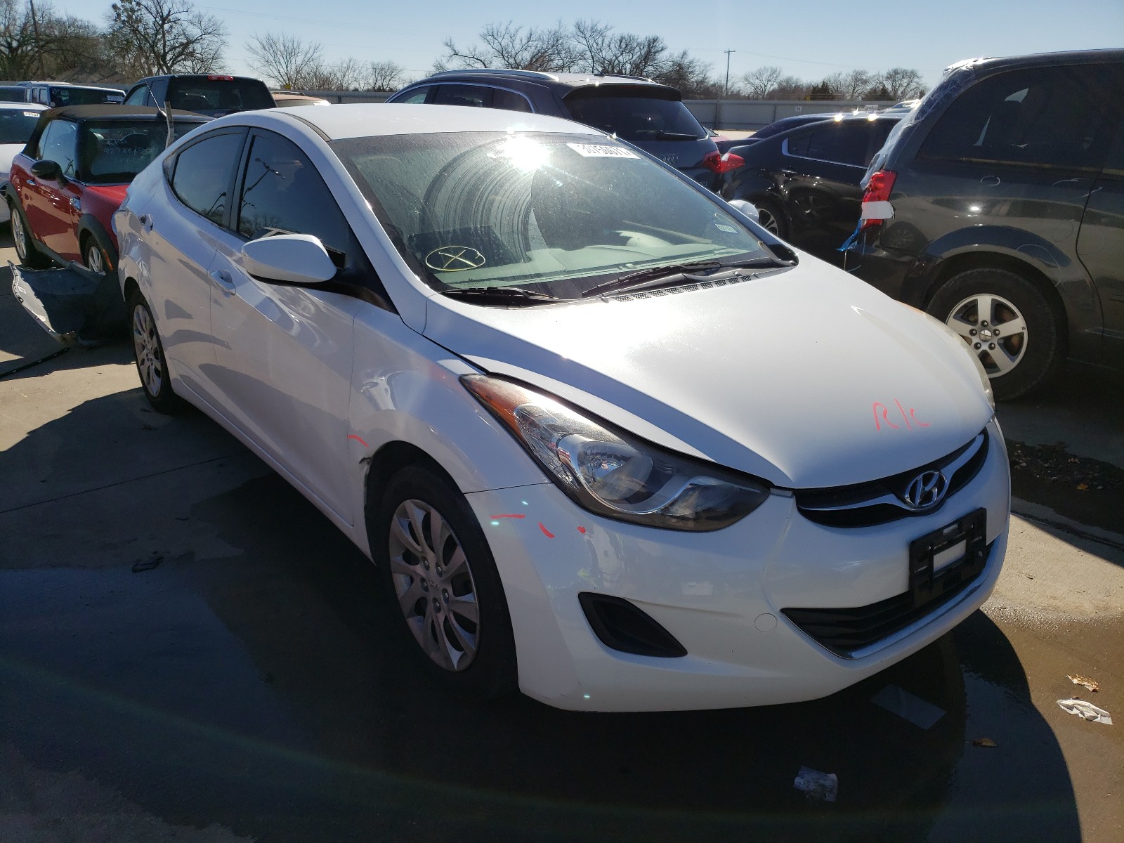 HYUNDAI ELANTRA GL 2013 5npdh4aexdh160360