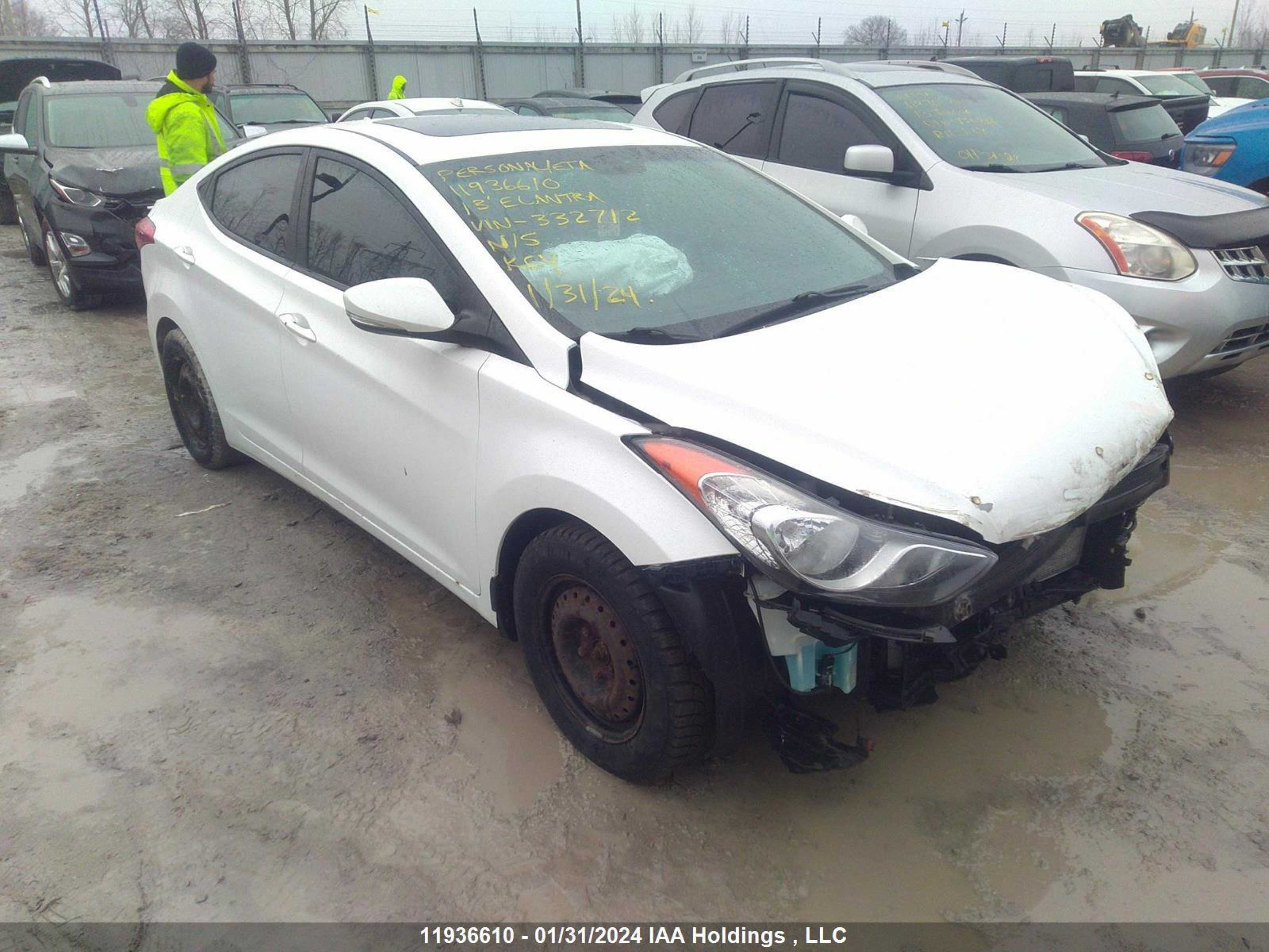 HYUNDAI ELANTRA 2013 5npdh4aexdh332712