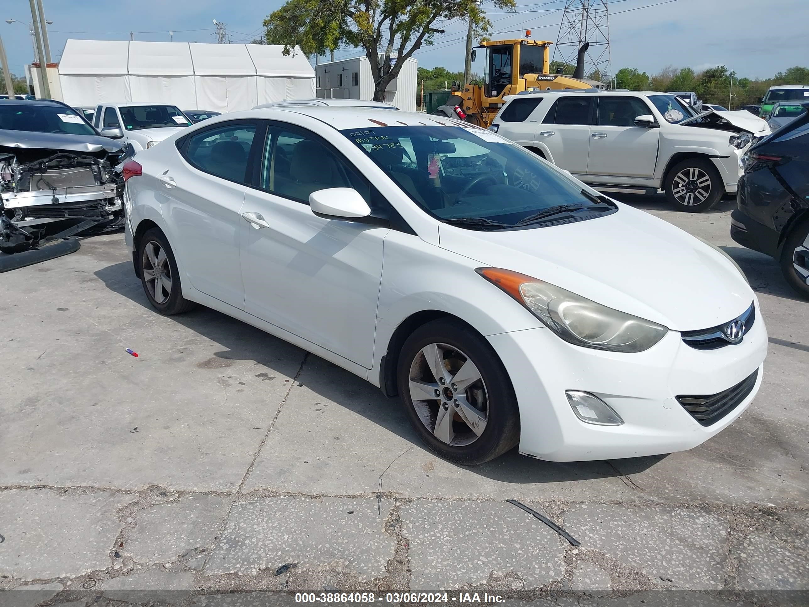 HYUNDAI ELANTRA 2013 5npdh4aexdh334783