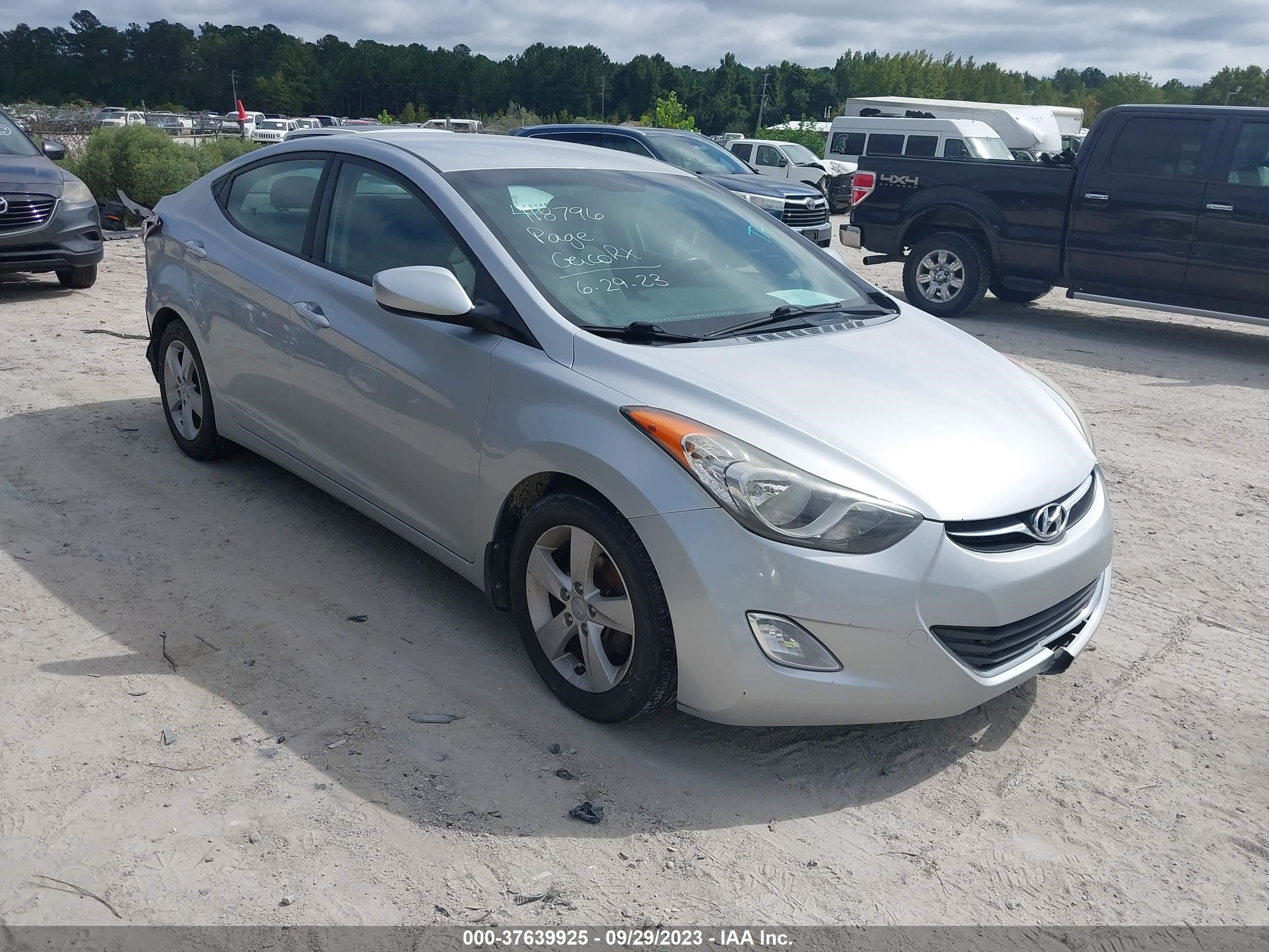 HYUNDAI ELANTRA 2013 5npdh4aexdh398838