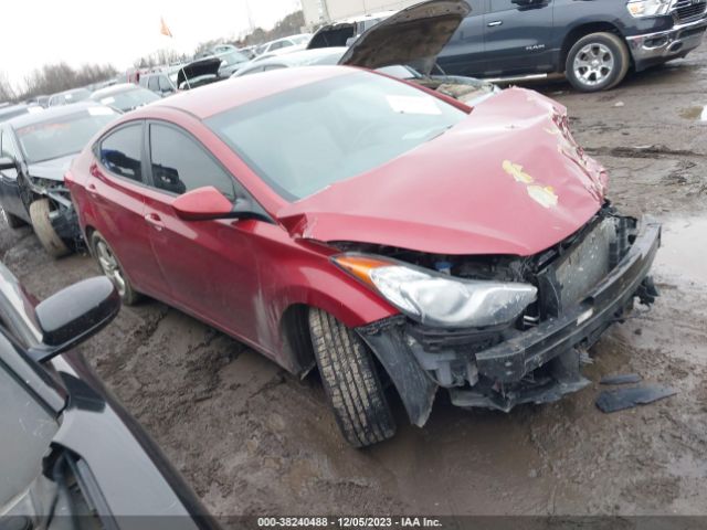 HYUNDAI ELANTRA 2013 5npdh4aexdh454583