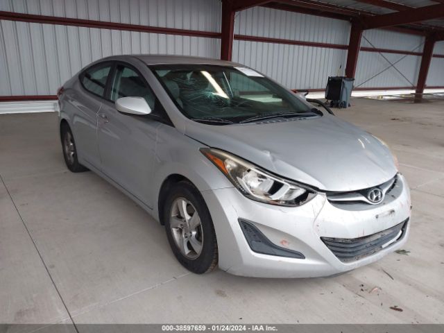 HYUNDAI ELANTRA 2014 5npdh4aexeh459817