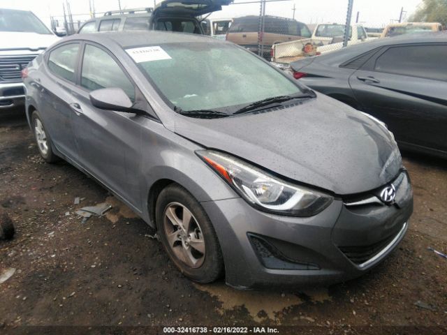 HYUNDAI ELANTRA 2014 5npdh4aexeh461485