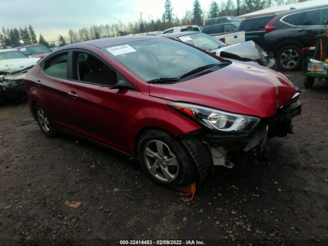 HYUNDAI ELANTRA 2014 5npdh4aexeh464032