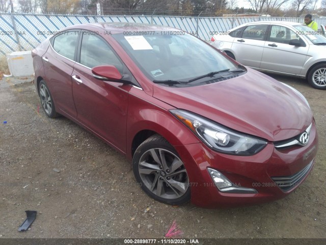 HYUNDAI ELANTRA 2014 5npdh4aexeh466962